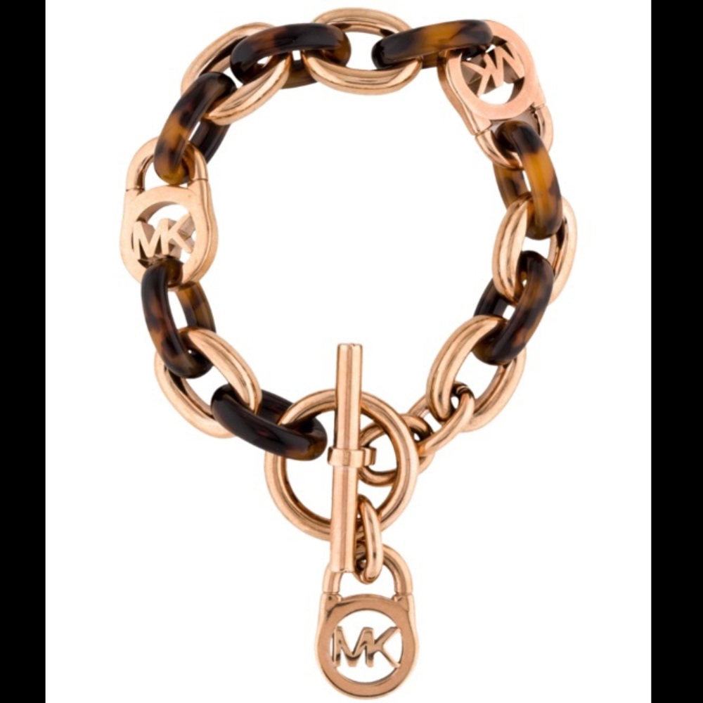 Michael Kors Tortoise Shell Link Bracelet